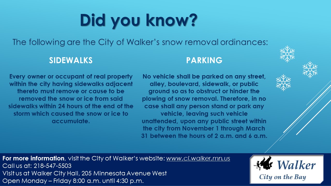 did you know - winter restrictions